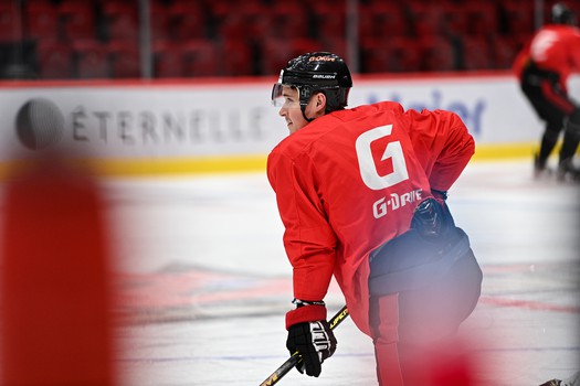 Тренировка «Авангарда» перед матчем с «Автомобилистом»