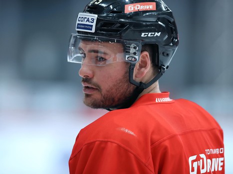 Раскатка «Авангарда» перед матчем с «Витязем»