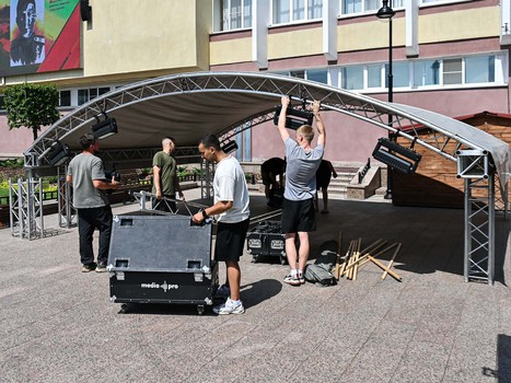 Артём Блажиевский на вечеринке Буэнос Летос