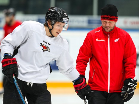 Раскатка «Авангарда» перед третьим матчем серии с «Барысом»