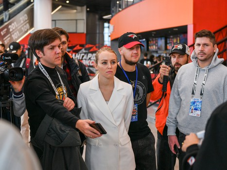 Раскатка «Авангарда» перед домашним матчем с «Сибирью»