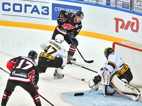 21.02.2018. Серия товарищеских матчей. "Авангард" - "Северсталь" 0:2