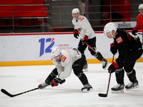 Тренировка «Авангарда» перед выездом