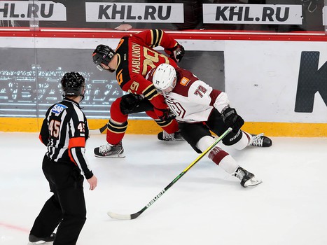 09.02.2021. «Авангард» - «Динамо» Рига 5:1