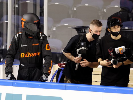 Тренировка «Авангарда» перед матчем с «Ак Барсом» в Дубае