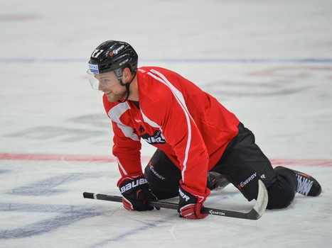 Тренировка "Авангарда" перед матчем с "Югрой"