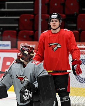 Раскатка «Авангарда» перед матчем с «Амуром»