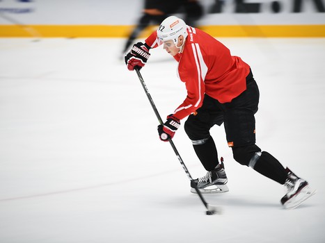 Раскатка "Авангарда" перед выездным матчем с "Барысом"