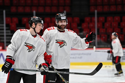 Раскатка «Авангарда» перед матчем с «Ак Барсом»