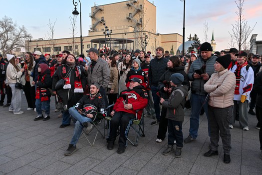 Фан-зона «Авангарда» в Городском саду