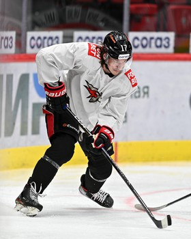 Раскатка «Авангарда» перед матчем с «Нефтехимиком»