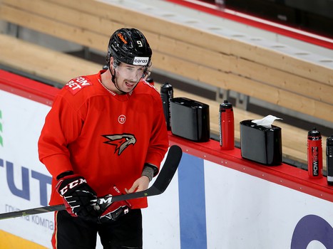 Раскатка «Авангарда» перед матчем с «Амуром»