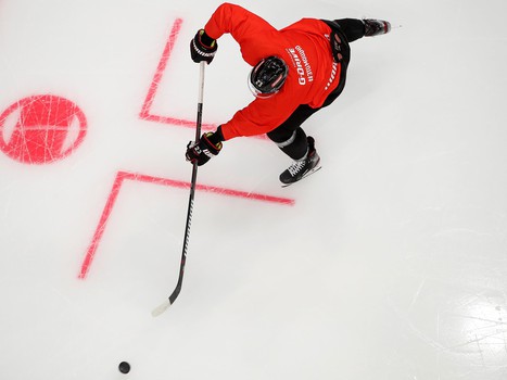 Раскатка «Авангарда» перед матчем с «Салаватом Юлаевым»