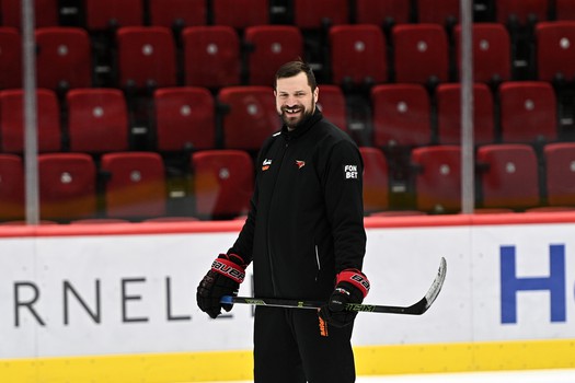 Раскатка «Авангарда» перед матчем с «Салаватом Юлаевым»