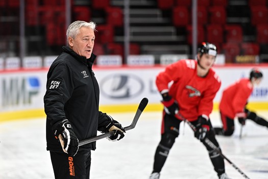 Раскатка «Авангарда» перед матчем с «Салаватом Юлаевым»