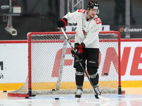 Раскатка «Авангарда» перед первым матчем серии с «Металлургом»