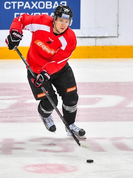 Раскатка "Авангарда" перед матчем с "Куньлунь Ред Стар"