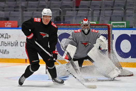 Раскатка «Авангарда» перед выездным матчем с ХК «Сочи»
