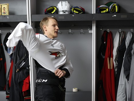 Первая тренировка Никиты Сошникова в «Авангарде»