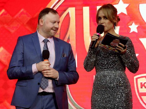 «Авангард» на церемонии представления участников ФОНБЕТ Матча Звезд КХЛ 2020