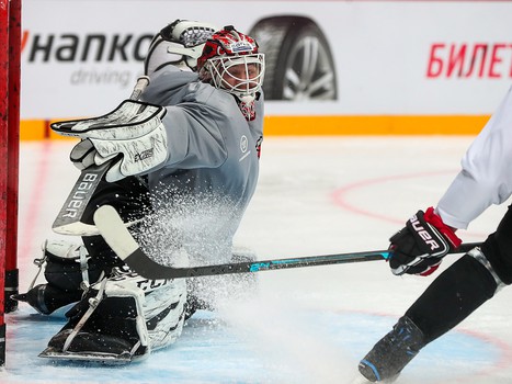 Раскатка «Авангарда» перед матчем с «Северсталью»