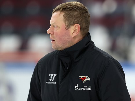 Раскатка «Авангарда» перед матчем в Магнитогорске