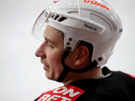 Тренировка «Авангарда» в Екатеринбурге перед третьим матчем серии с «Автомобилистом»