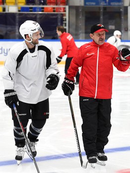 Раскатка "Авангарда" перед выездным матчем с "Динамо" Мск