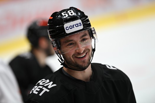 Раскатка «Авангарда» перед матчем с «Барысом»