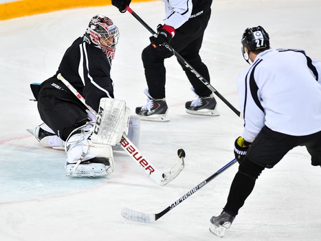 Раскатка "Авангарда" перед первым матчем с "Металлургом" Мг (ФОТО)