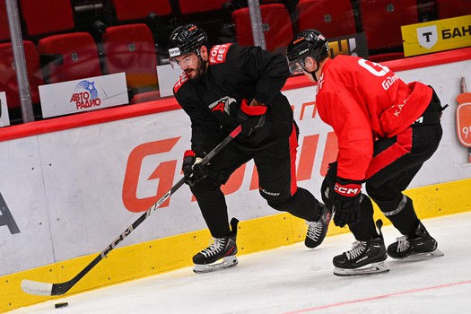 Раскатка «Авангарда» перед матчем с «Ладой»