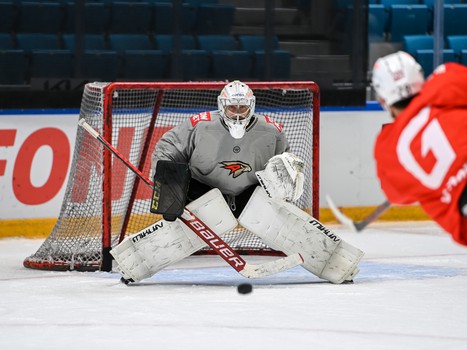 Раскатка «Авангарда» перед матчем в Нур-Султане