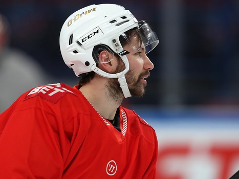 Тренировка «Авангарда» перед вторым матчем серии в Магнитогорске