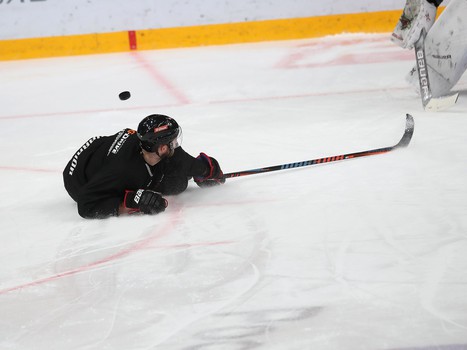 Раскатка «Авангарда» перед матчем с «Трактором»