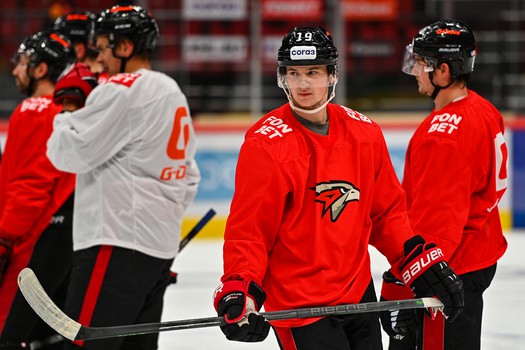 Раскатка «Авангарда» перед матчем с «Амуром»