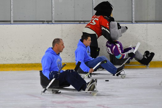 Турнир по следж-хоккею в Омске, день 2