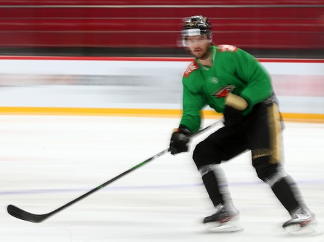 Раскатка «Авангарда» перед матчем с «Амуром»