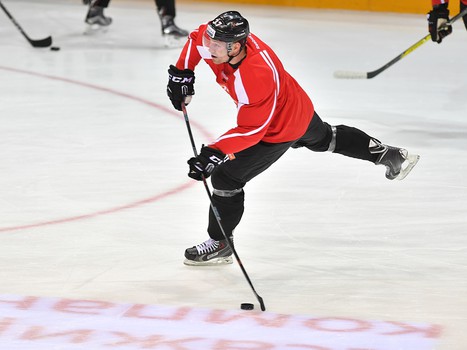 Тренировка "Авангарда" перед стартом турнира в Ярославле