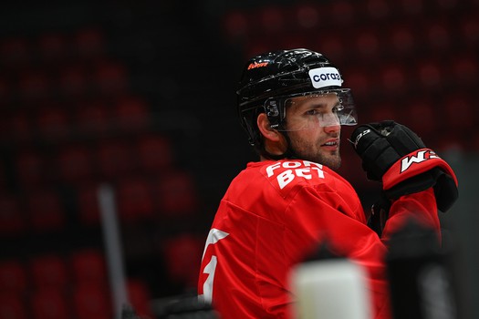 Раскатка «Авангарда» перед матчем с «Амуром»