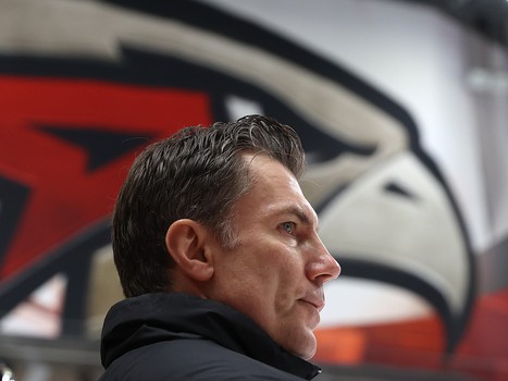 Раскатка «Авангарда» перед матчем с рижским «Динамо»