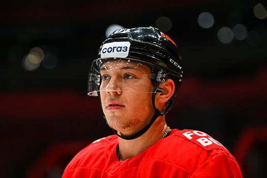 Раскатка «Авангарда» перед матчем с ХК «Сочи»