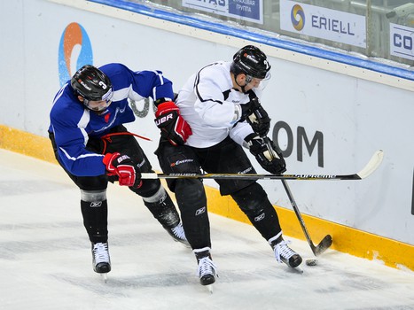 Раскатка "Авангарда" перед пятым матчем серии с "Салаватом Юлаевым"