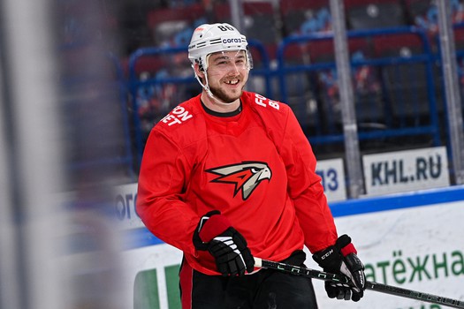 Раскатка «Авангарда» перед третьим матчем серии с «Металлургом» в Магнитогорске