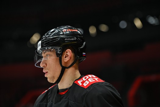 Раскатка «Авангарда» перед матчем с минским «Динамо»