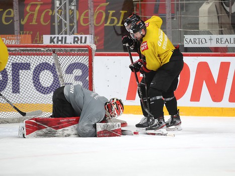 Открытая тренировка «Авангарда» перед стартом второго раунда плей-офф
