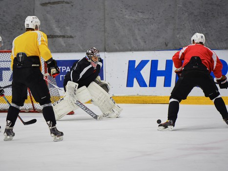 Раскатка "Авангарда" в Астане перед игрой с "Барысом"