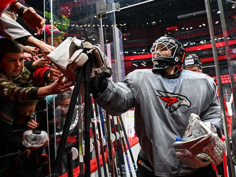 Открытая тренировка «Авангарда» перед вторым раундом плей-офф