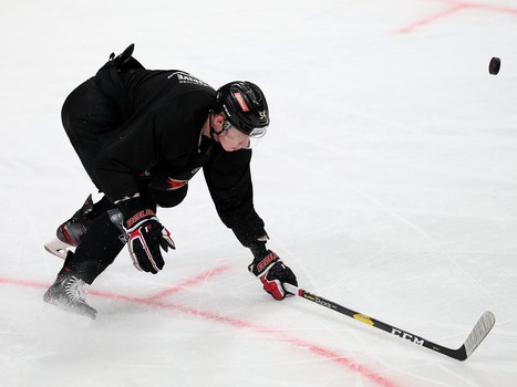 Раскатка «Авангарда» перед матчем с минским «Динамо»