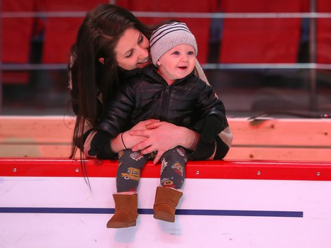 Семейные катания «Авангарда» перед Новым годом