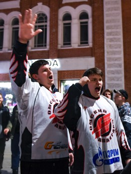 Омск празднует чемпионство «Авангарда»!